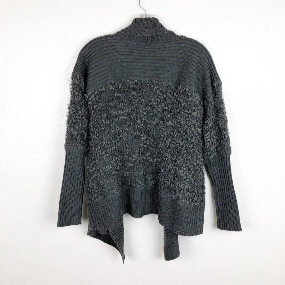 Kensie Chunky Knit Drape‎ Open Front Cardigan M